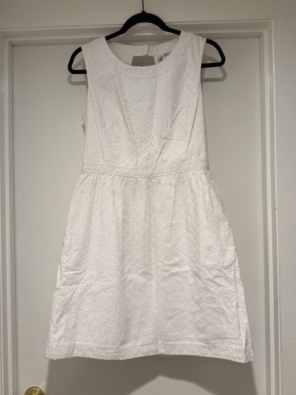 Vineyard Vines White Eyelet Dress Size 10